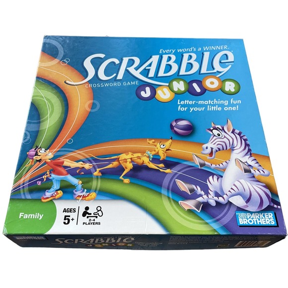 Hasbro Games Scrabble Jr Board Game Complete In Box Poshmark